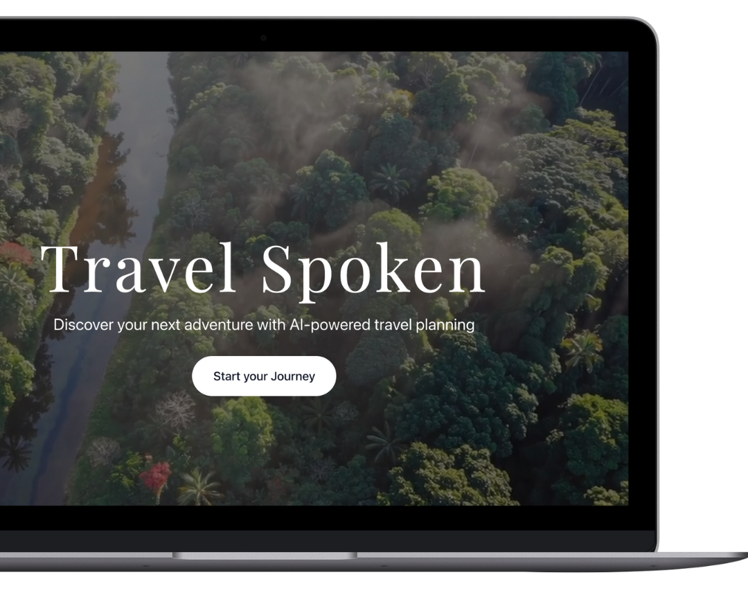 Travel Spoken Laptop Mockup